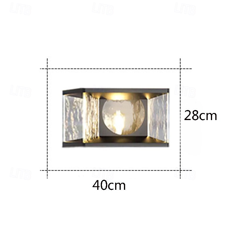 utomhusstolpar armatur modern gårdsingång utomhuspelarlampor med rostfritt stålhus uteplatspelare 110-240v 20w 2025 - $215.79 –P2