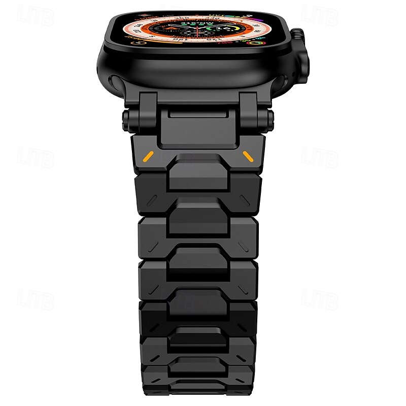 Solo Loop Kompatibilis valamivel Apple Watch óraszíj 42mm 44mm 45mm 49mm Fém kapocs Állítható Rozsdamentes acél Csere óraszíj mert iwatch Ultra 2 Series 9 8 7 SE 6 5 4 3 2 1 2025 - $42.99 –P3