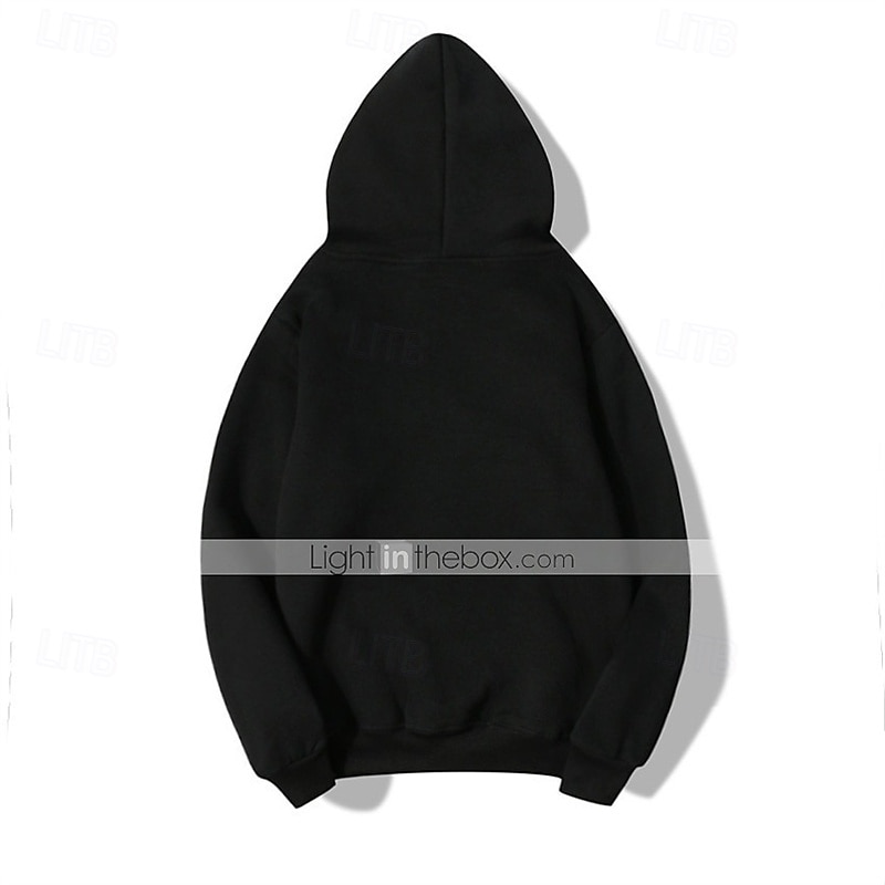 Hombre Sudadera Con Capucha Manga Larga Con Capucha Camiseta Al aire libre Mantiene abrigado Forro Polar Rutina de ejercicio Suave Invierno Poliéster Gris oscuro Negro Blanco Gimnasio Escalada 2025 - $11.59 –P10