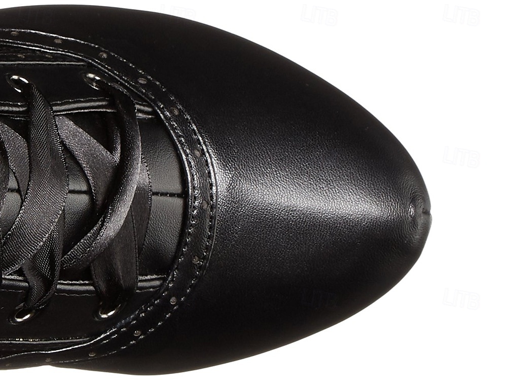 Rococó Barroco Vitoriano Sapatos Botas Longas Salto Alto Mulheres Dia Das Bruxas Carnaval Baile de Máscaras Espetáculo Festa / Noite Mascarilha Adulto Sapatos de 2025 por $49.99 –P15