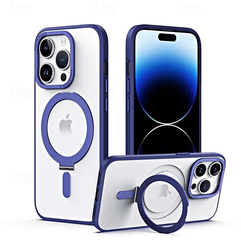 2025年 電話 ケース 用途 iPhone 16 Pro Max プラス iPhone 15 プロマックスプラス iPhone 14 13 12 11 Pro Max Plus iPhone 14 Pro Max iPhone 13 12 11 Pro Max バックカバー スタンド付き 磁石バックル ワイヤレス充電をサポート レトロ風 TPU アクリル  コレクション – $20.99 –P7
