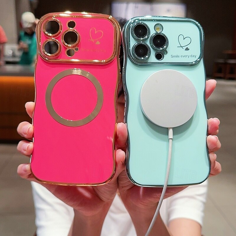2025年 電話 ケース 用途 iPhone 16 Pro Max プラス iPhone 15 プロマックスプラス iPhone 14 13 12 11 Pro Max Plus iPhone 14 Pro Max Plus iPhone 13 12 11 Pro Max バックカバー 磁石バックル ワイヤレス充電をサポート 耐衝撃 レトロ風 仕上げ コレクション – $15.99 –P2