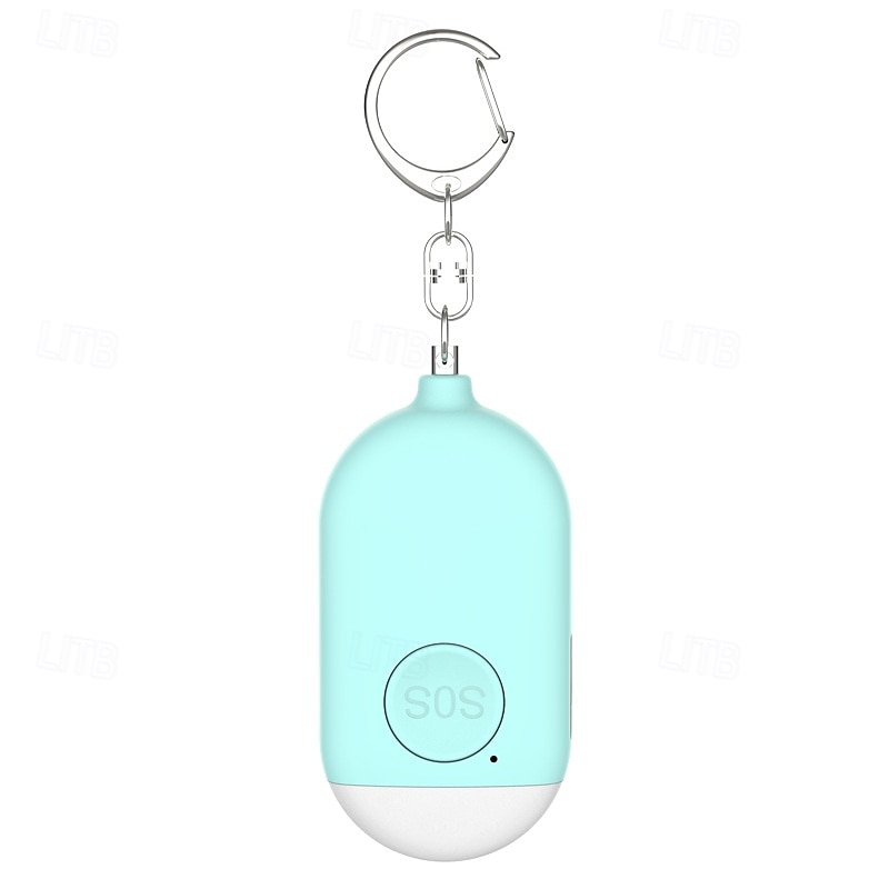 Pequeño llavero de autodefensa con sirena y luz LED SOS recargable de 120 dB que ayuda a los ancianos &Niños Emergencias Ancianos Personas mayores Pacientes discapacitados 2025 - $19.99 –P9