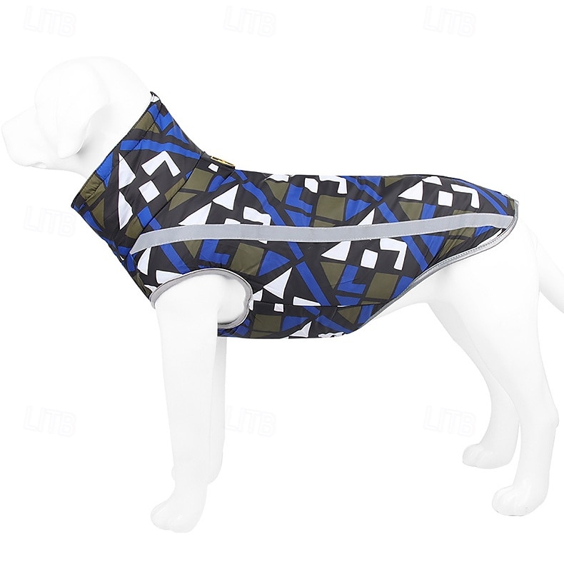 Hunder Frakker Jakke Parka jakke med sele Reflekterende Varm Vannbestandig Hundeklær for Medium Large 2025 - $22.99 –P14