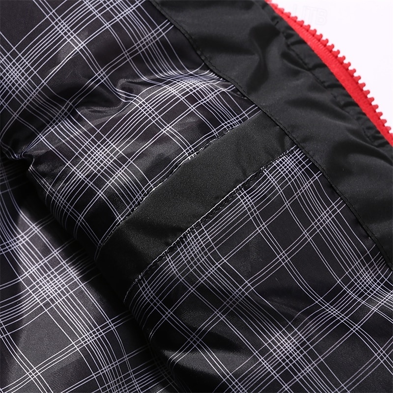 Pánské Puffer Vesta Vesta s kapucí S vycpávkou Vesta Prošívaná vesta Denní Rande Dovolená Módní Na běžné nošení Podzim zima Kapsy Polyester Zahřívací Pohodlné Barevné bloky Zip Kapuce Běžný Čern 2025 - $39.99 –P16