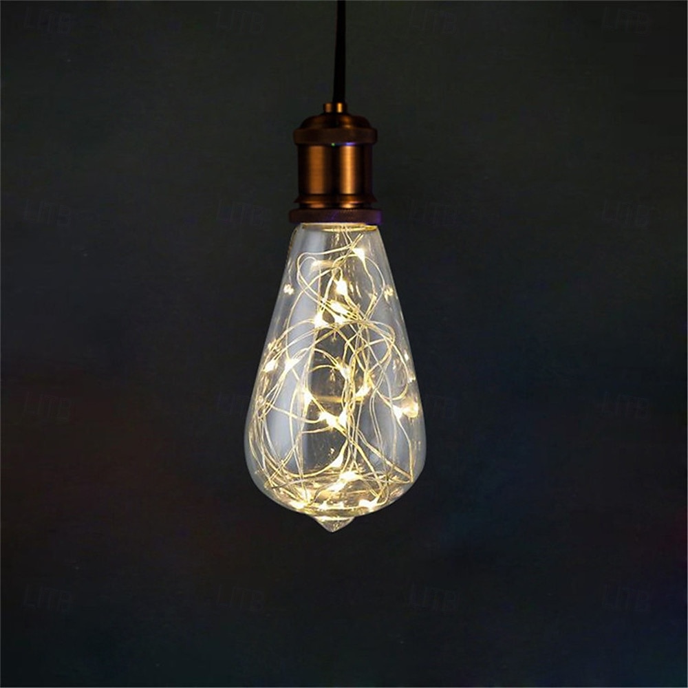 becuri glob led alb cald e27 g95, 1w 150lm, becuri pentru decor craciun 85-265v 1/2buc 2025 - $12.99 –P3