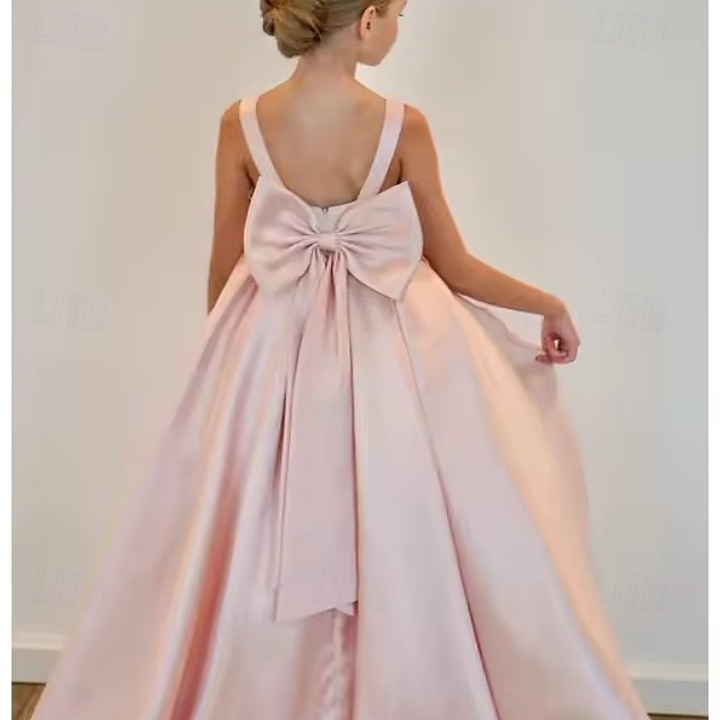 Enfants Fille Robe de fête Couleur unie Sans Manches Utilisation Maille Princesse Doux Maille Mi-mollet Robe Fourreau Robe en Tulle Eté Printemps Automne Enfants Blanche Rose Claire de 2025 ? $77.99 –P6