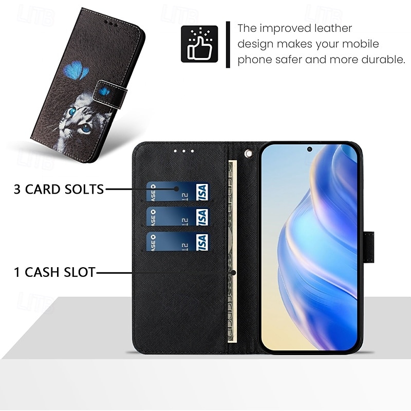 телефон Кейс для Назначение SSamsung Galaxy S24 Ultra Plus S23 S22 S21 S20 Ultra Plus FE А55 А35 А25 А15 5Г A54 A34 A14 A73 A53 A33 A23 A13 A72 A52 A32 A22 A12 S25 Ультра Кошелек для карт 2025 - $15.99 –P14