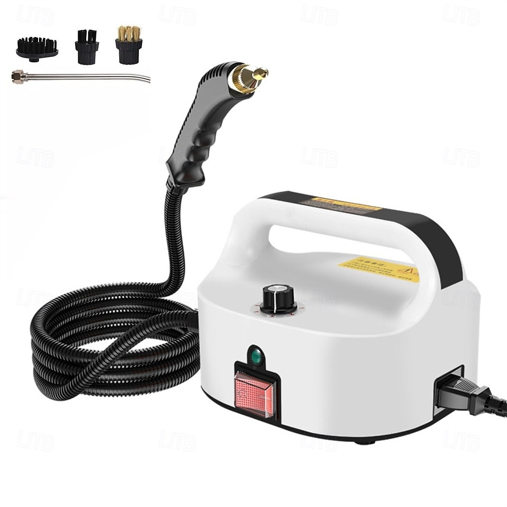 Mașină de curățat cu abur portabil de mână de 1500 W, mașină de curățat cu abur sub presiune la temperatură înaltă cu capete de perie 2026 - $78.99 –P9