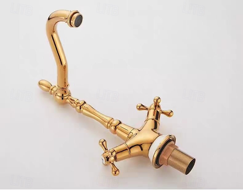 Basin Faucets Antique Bronze Brass Swivel Bathroom Sink Faucet Deck Toilet Washbsin Mixer Water Taps 2025 - $110.85 –P4