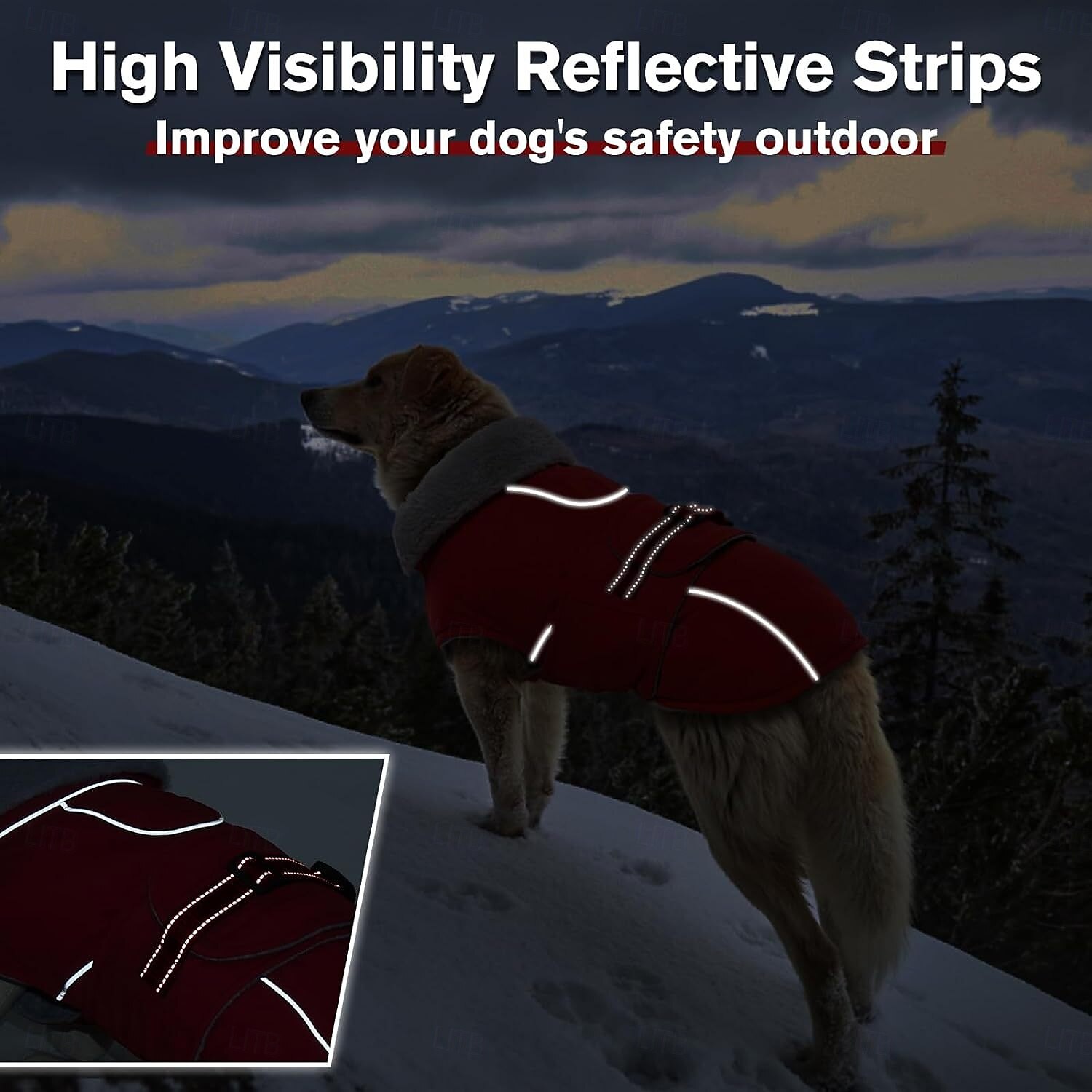 Psi Kabáty Kurtka Bunda Parka Reflexní Teplý Voděodolný Venkovní Oblečení pro psy for Střední Velký 2025 - $35.99 –P5