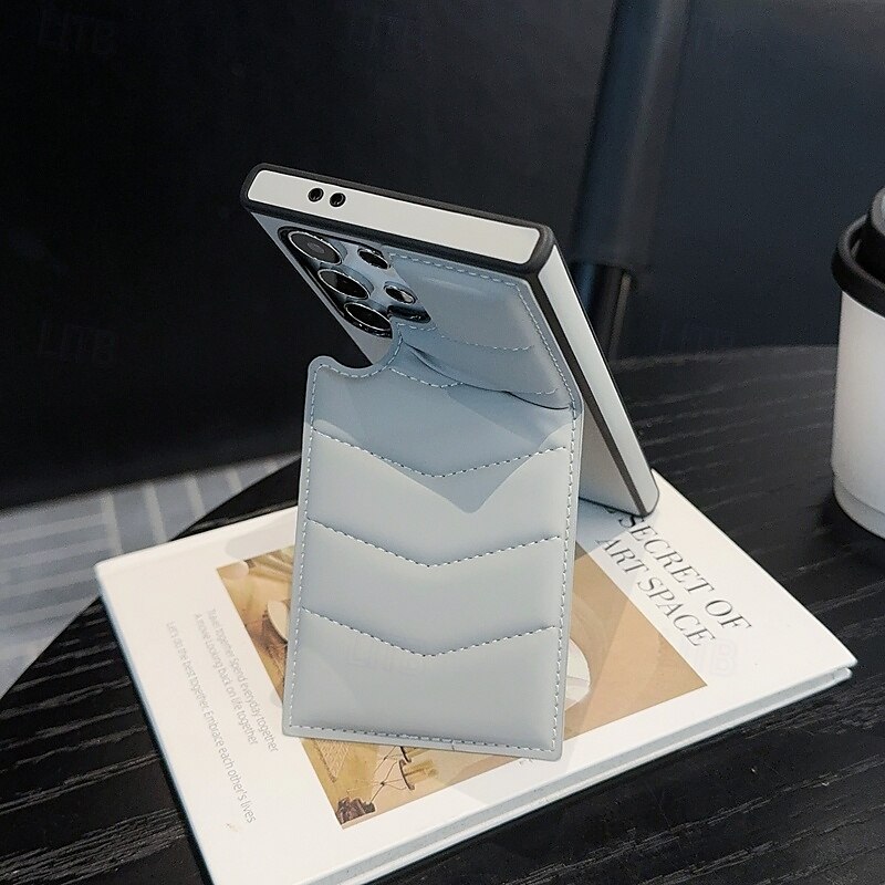 телефон Кейс для Назначение S24 S24 Ultra Plus S23 Ultra Plus S23 S22 S22 Плюс Ультра S25 Ультра Кейс на заднюю панель со стендом Магнитный Поддержка беспроводной зарядки Ретро ТПУ ПК Кожа PU 2025 - $21.99 –P7