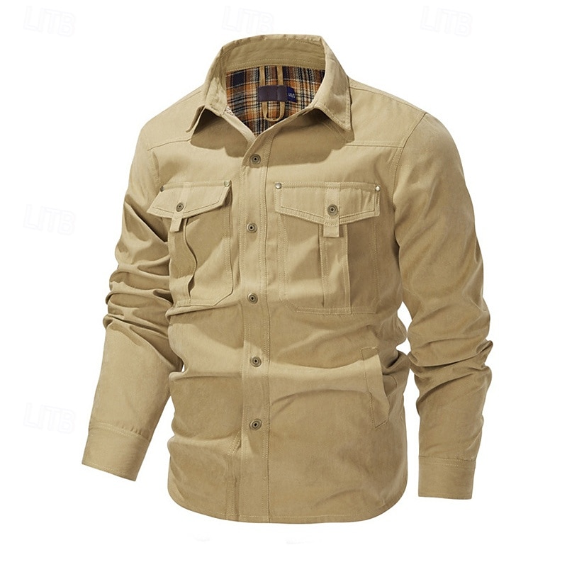 Hombre Chaqueta Cortavientos Al aire libre Resistente al Viento Cómodo Trajes de senderismo Ropa de senderismo Primavera Otoño Chaqueta Paravientos Color sólido Negro Azul Marrón 2025 - $50.99 –P6