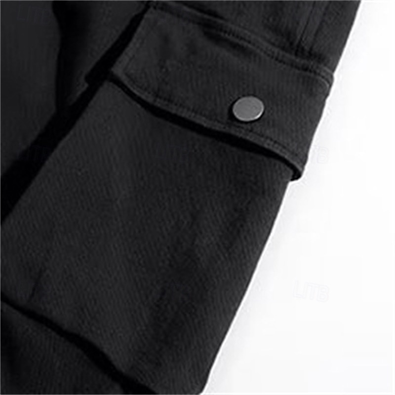 kinderkleidung Jungen Hose Cargohosen Hose Patchwork Tasche Feste Farbe Atmungsaktiv Weich Comfort Hose Outdoor Täglich Basic Schwarz Khaki Mittlere Taille 2025 - $16.99 –P7
