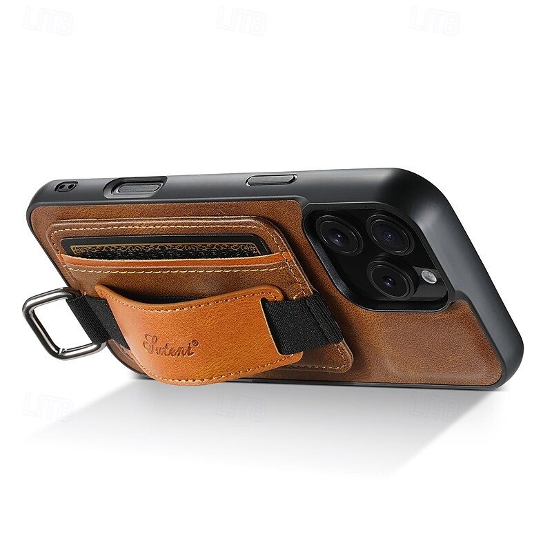 téléphone Coque Pour iPhone 16 Pro Max Plus iPhone 15 Pro Max Plus iPhone 14 13 12 11 Pro Max Plus iPhone 14 Pro Max iPhone 13 12 11 Pro Max Coque Arriere Avec Support avec dragonne Fente pour carte de 2025 ? $19.99 –P4