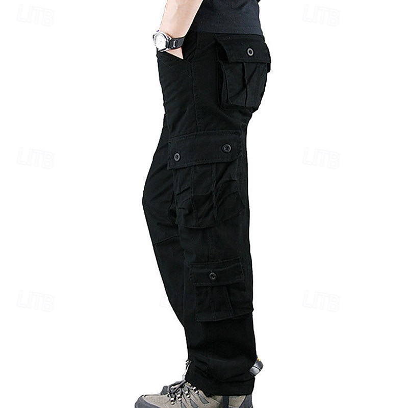 2025年 男性用 アウトドアパンツ カーゴパンツ ハイキング パンツ 軍隊 カモフラージュ アウトドア レギュラー 防水 高通気性 速乾性 パンツ フォレストグリーン ブラック+グレー コットン 狩猟 登山 キャンプ / ハイキング / ケイビング 29 30 31 32 33  コレクション – $30.99 –P4
