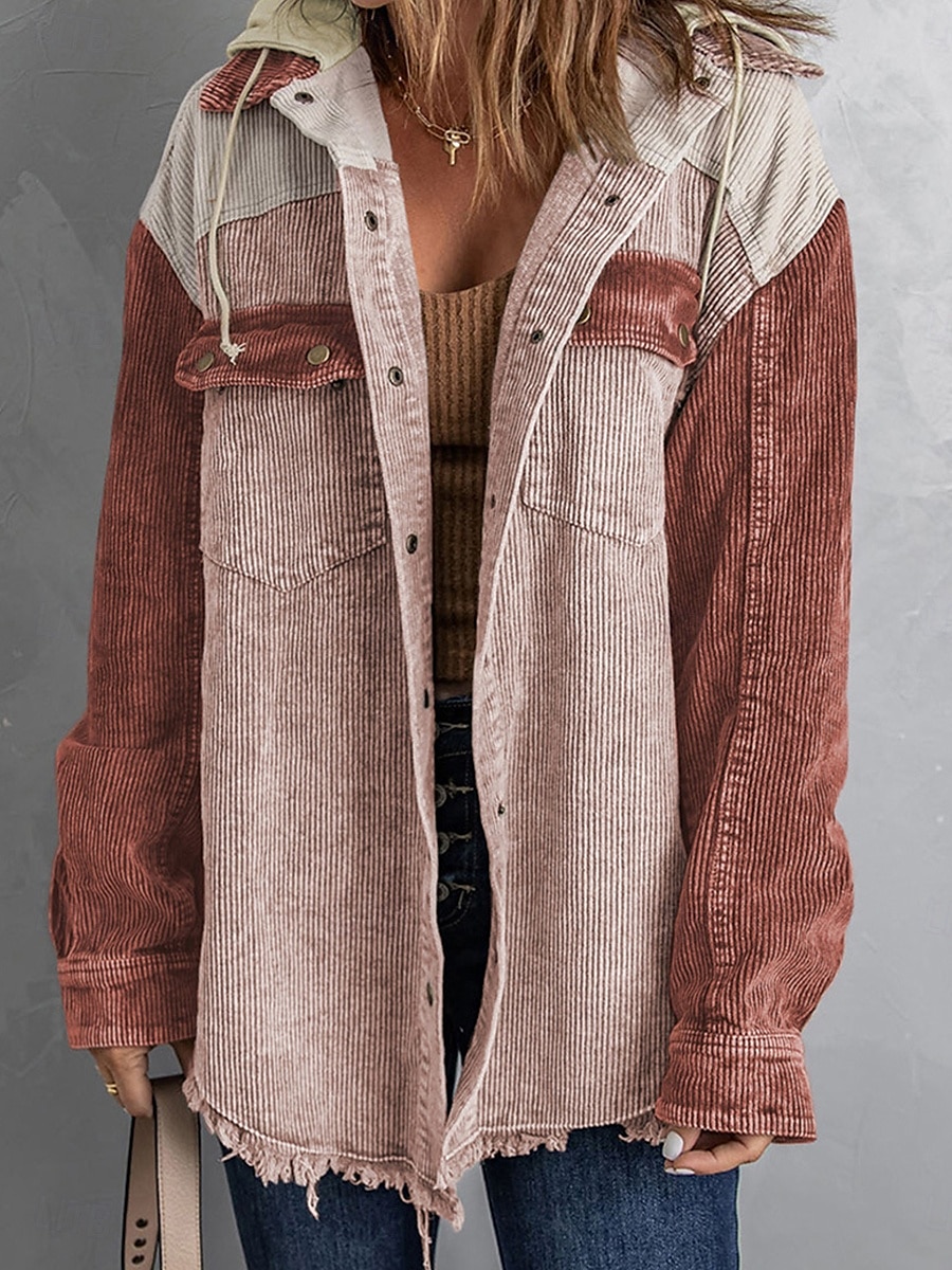 Veste décontractée Femme Extérieur Plein Air Usage quotidien mode Décontractées Avec poches Normal Manteau Rose Claire Bleu Vert Automne Hiver Boutonnage Simple Col rabattu Standard S M L XL 2XL de 2025 ? $83.99 –P8