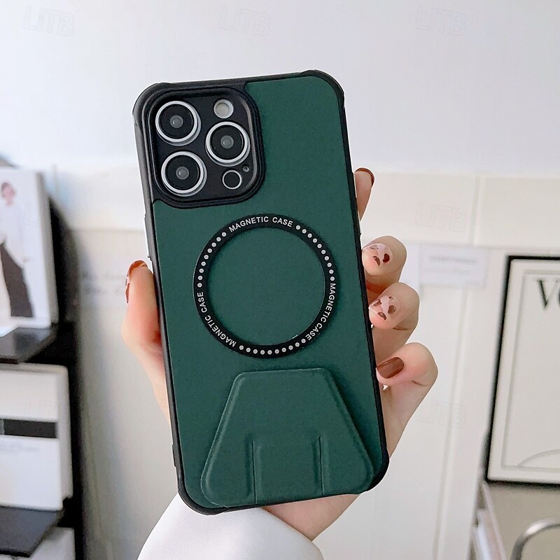 2025年 電話 ケース 用途 iPhone 16 Pro Max プラス iPhone 15 プロマックスプラス iPhone 14 13 12 11 Pro Max Plus iPhone 14 Pro Max バックカバー 磁石バックル ワイヤレス充電をサポート 耐衝撃 レトロ風 TPU PUレザー  コレクション – $17.99 –P9