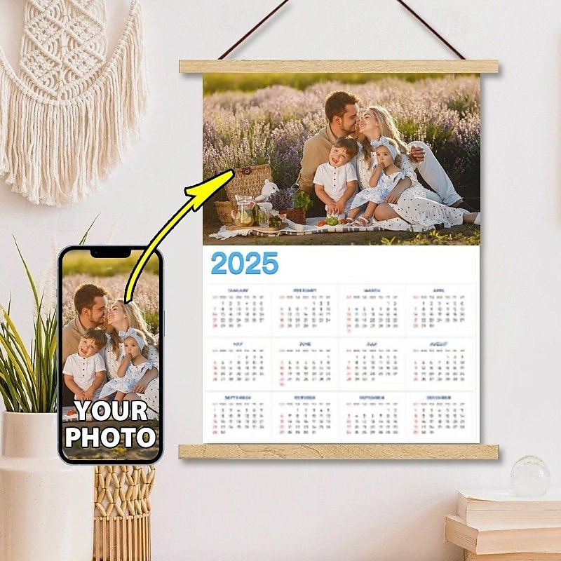 poster personalizzati del calendario 2025 con appendini stampe su tela e poster da parete poster personalizzati del 2025 a $25.99 –P12