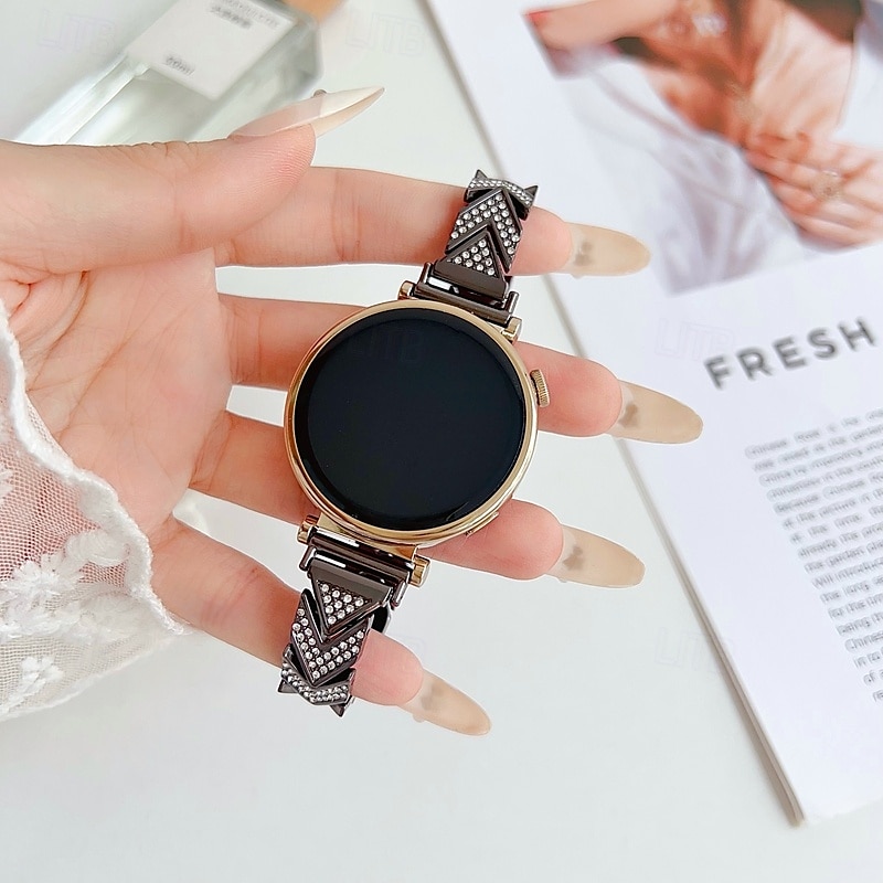 Cinturino per orologio  per Samsung Galaxy Watch 7/6/5/4 40/44mm, Galaxy Watch 5 Pro 45mm, Galaxy Watch 6/4 Classic 42/46/43/47mm, Watch 3, Active 2, Gear S3 S2 Lega Sostituzione Cinghia Da donna del 2025 a $16.99 -P5