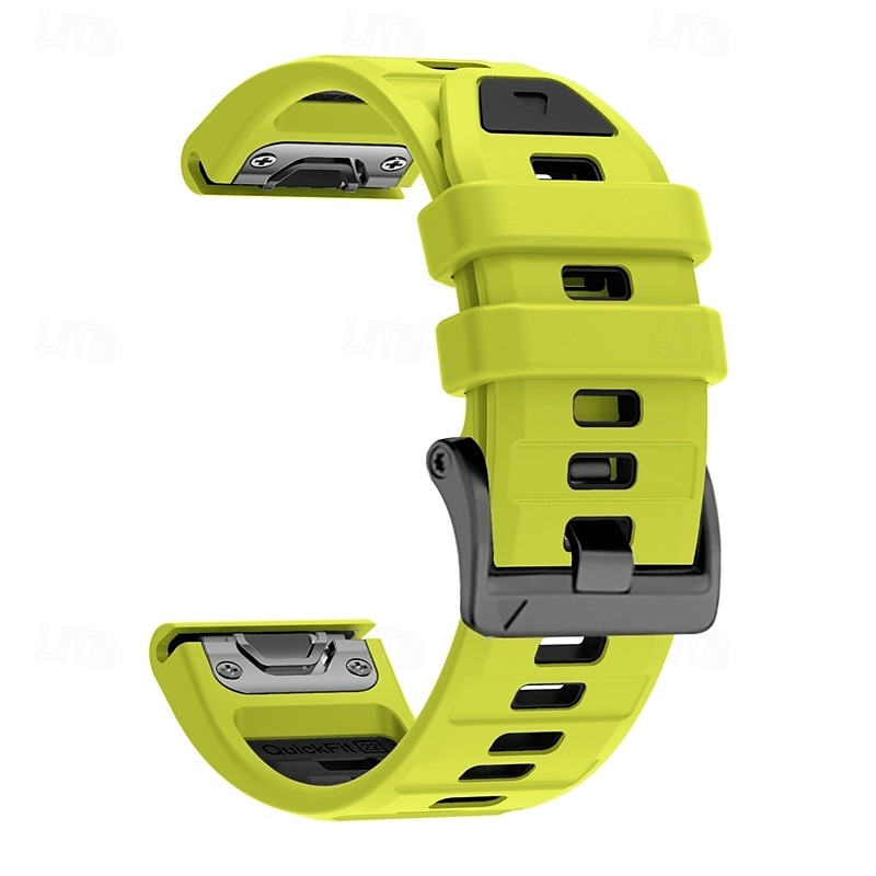 Uhrenarmband für Garmin Fenix 8 47mm 51mm 7X 6 6X Pro Epix Pro Instinct 2X Approach S70 S62 S60 Forerunner 955 945 Epix Marq Descent Quatix 22mm 26mm Silikon Ersatz Gurt Quick Fit Verstellbar 2025 - $22.99 –P12