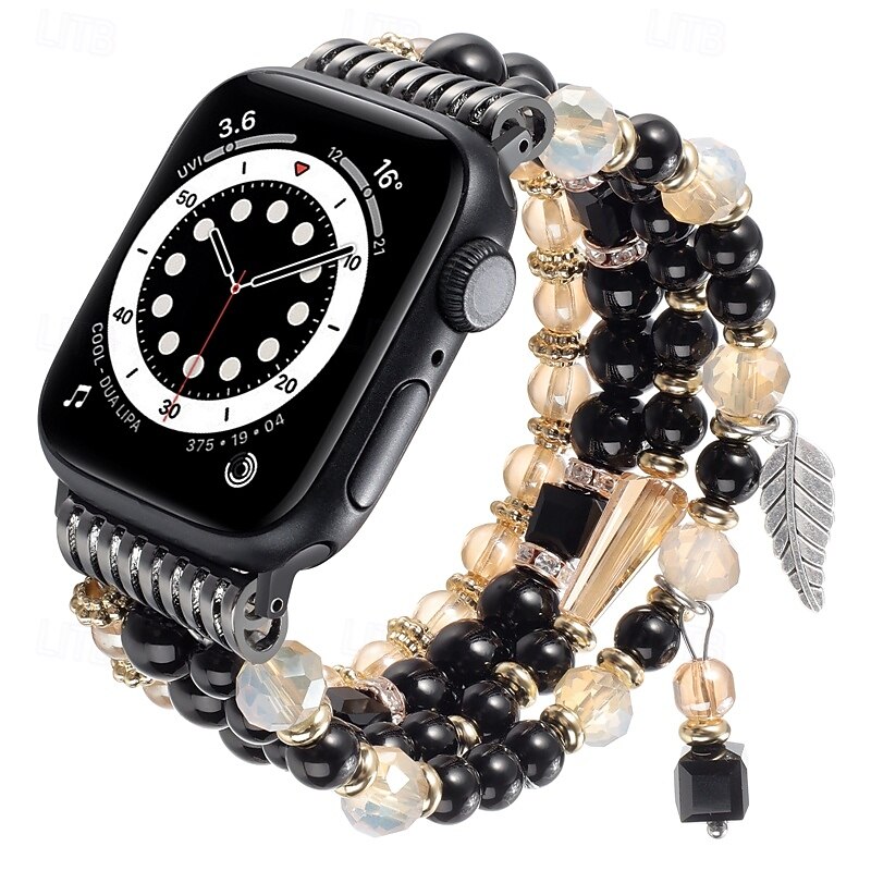 Pulseira Esportiva Compatível com Pulseira Apple Watch 38mm 40mm 41mm 42mm 44mm 45mm 49mm Com Miçangas Ajustável Respirável Contas pulseira de substituição para iwatch Ultra 2 Series 9 8 7 SE 6 5 4 3 de 2025 por $12.99 –P12