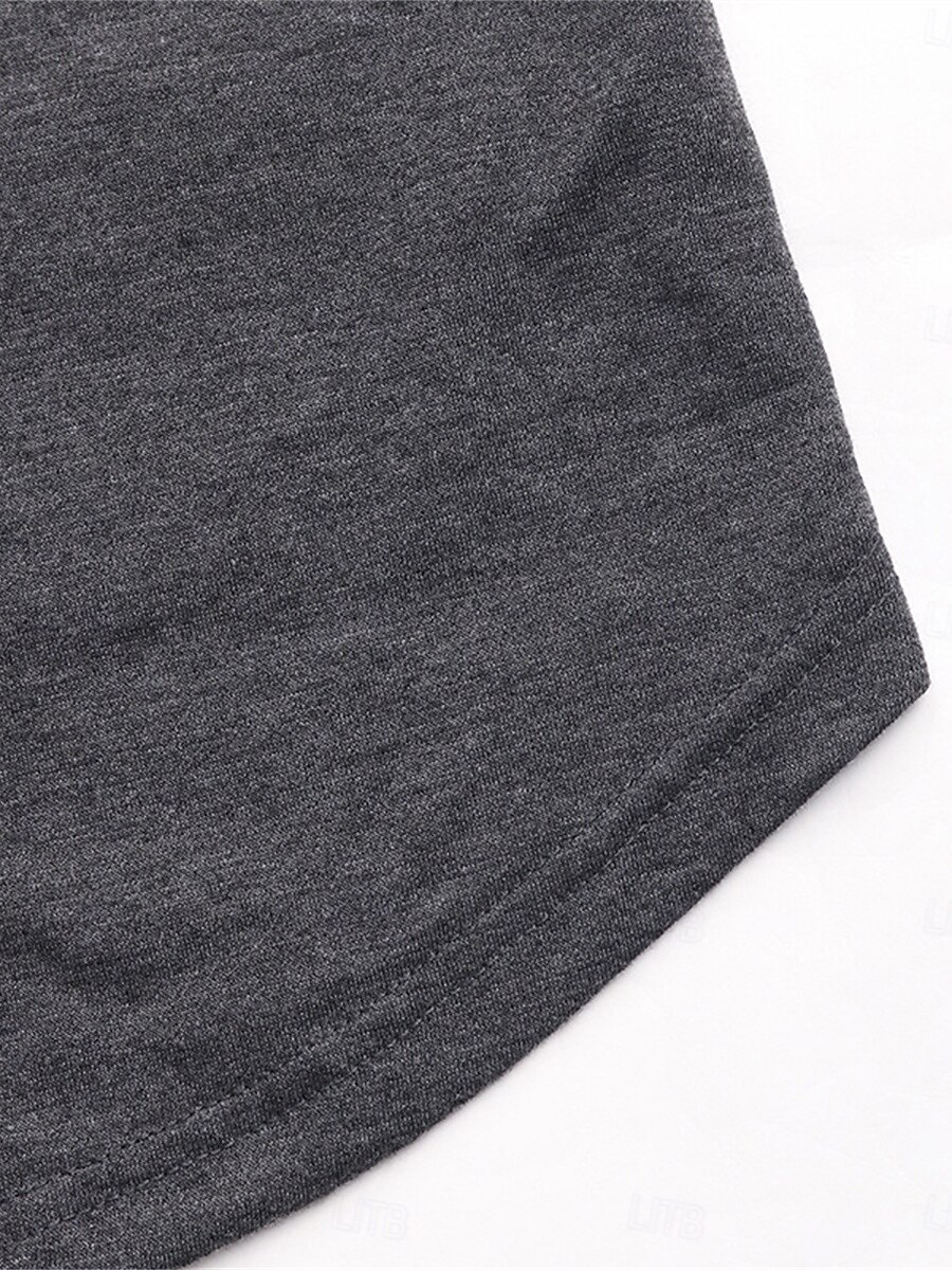 naisten collegepaita rento plain street dailywear pyöreä kaulaprintti pitkähihainen tummanharmaa syksy talvi 2025 - $36.99 –P8