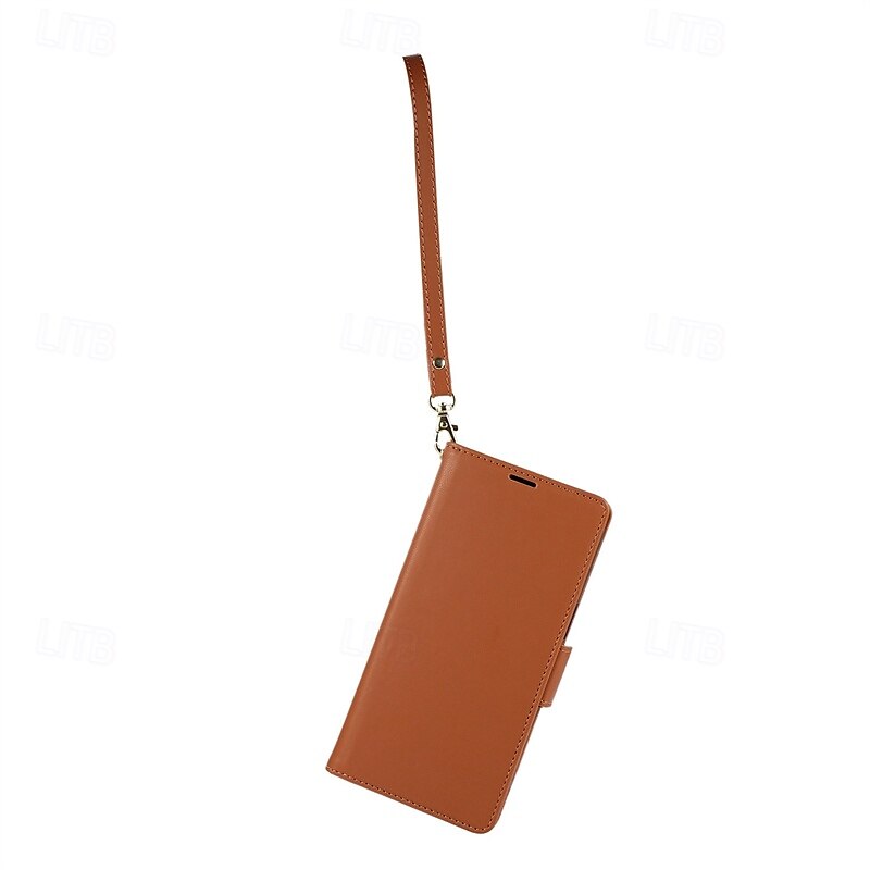 Phone Case For S24 S24 Ultra Plus S24 FE S23 S22 S21 S20 Ultra Plus FE A55 A35 A25 A15 5G A14 A34 A73 A53 A33 A72 A52 A42 A12 Back Cover with Stand Holder with Wrist Strap Card Slot Retro TPU PU 2025 - $16.99 –P16