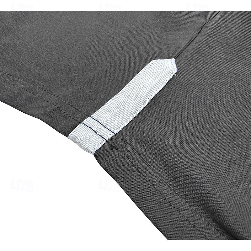100% Cotton Men's Polo Shirt Golf Polo Formal Work Classic Long Sleeve Color Block Button Summer Spring & Fall Army Green Dark Grey Black Burgundy Navy Blue Polo Shirt 2025 - $27.99 –P9