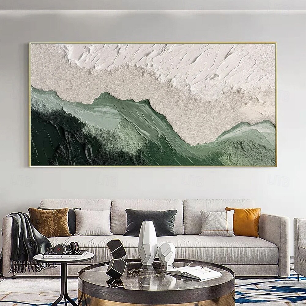 Mintura Handmade Sea Wave Oil Paintings On Canvas Wall Art Decoration Modern Abstract Beach Scenery Picture For Home Decor Rolled Frameless Unstretched Painting 2026 - $69.99 –P2