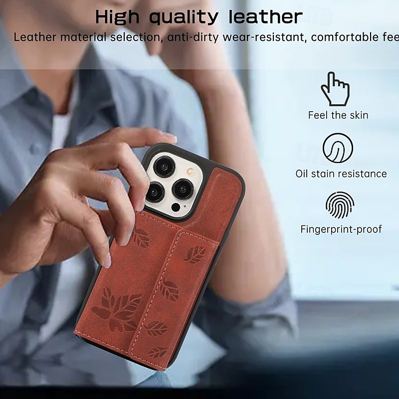 Phone Case For iPhone 16 Pro Max Plus iPhone 15 Pro Max Plus iPhone 14 13 12 Pro Max Plus iPhone 14 Pro Max iPhone 14 Pro Max Plus iPhone 13 12 Pro Max Back Cover with Stand Holder Card Slot 2025 - $18.99 –P10