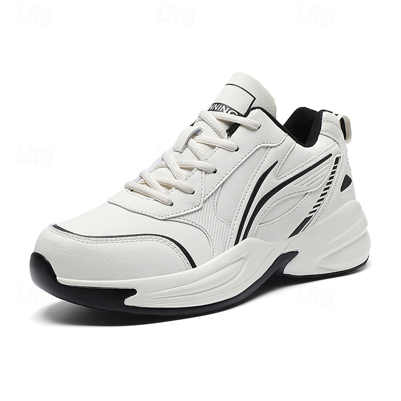 Schwarze Laufschuhe für Herren mit Fellfutter, warme Wintersportschuhe für Outdoor-Sport und Freizeit 2025 - $54.99 –P2