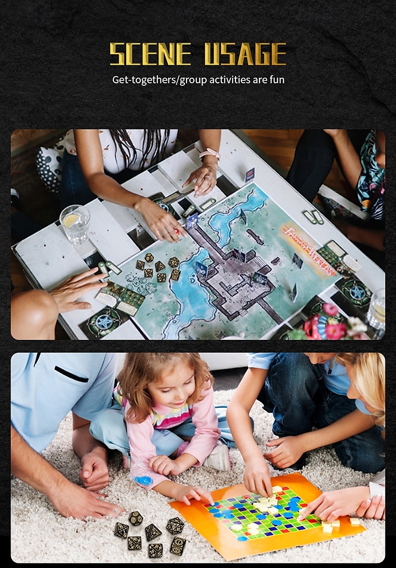 перезаряжаемые игральные кости dnd светящиеся игральные кости 7 шт. светящиеся сбалансированные светодиодные игральные кости электронные игральные кости d &d подземелья и драконы многогранные 2025 - $53.99 –P8