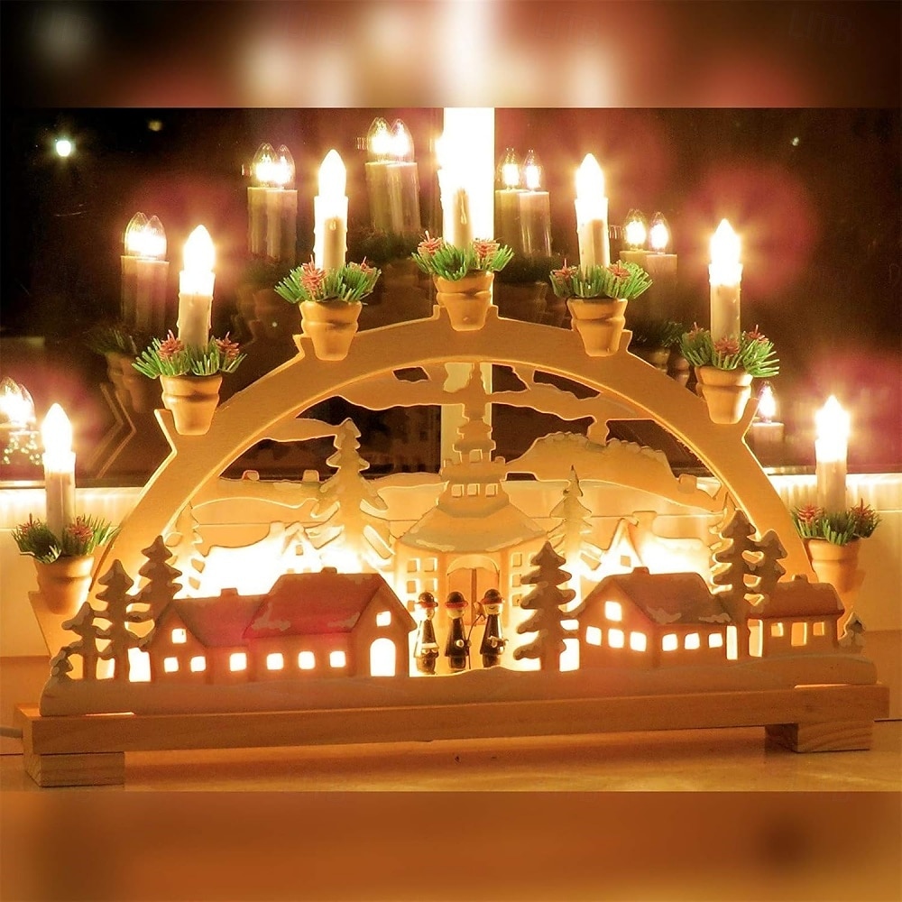 e10 stearinlys lyspærer 34v 3w varmhvite erstatningspærer for buelys fairy lights konisk stearinlys topp stearinlys 10stk 2025 - $10.99 –P1