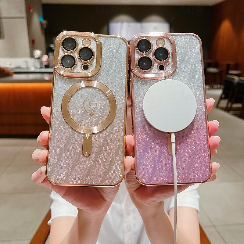 2025年 電話 ケース 用途 iPhone 16 Pro Max プラス iPhone 15 プロマックスプラス iPhone 14 13 12 11 Pro Max Plus iPhone 14 Pro Max iPhone 13 12 11 Pro Max バックカバー 磁石バックル ワイヤレス充電をサポート 耐衝撃 レトロ風 TPU アクリル  コレクション – $16.99 –P10