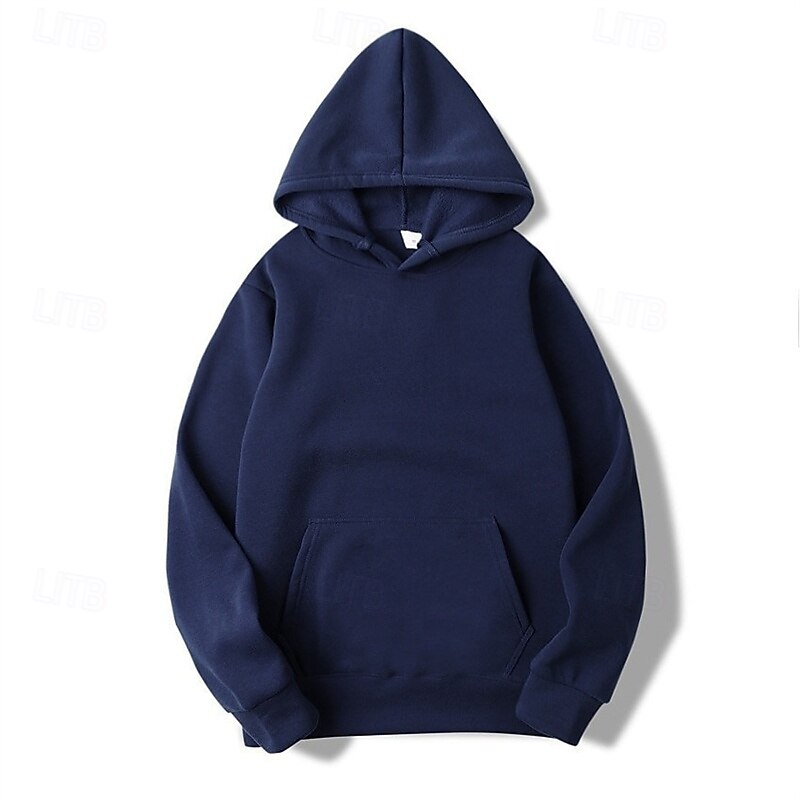 Hombre Sudadera Con Capucha Manga Larga Con Capucha Camiseta Al aire libre Mantiene abrigado Forro Polar Rutina de ejercicio Suave Invierno Poliéster Gris oscuro Negro Blanco Gimnasio Escalada 2025 - $11.59 –P12