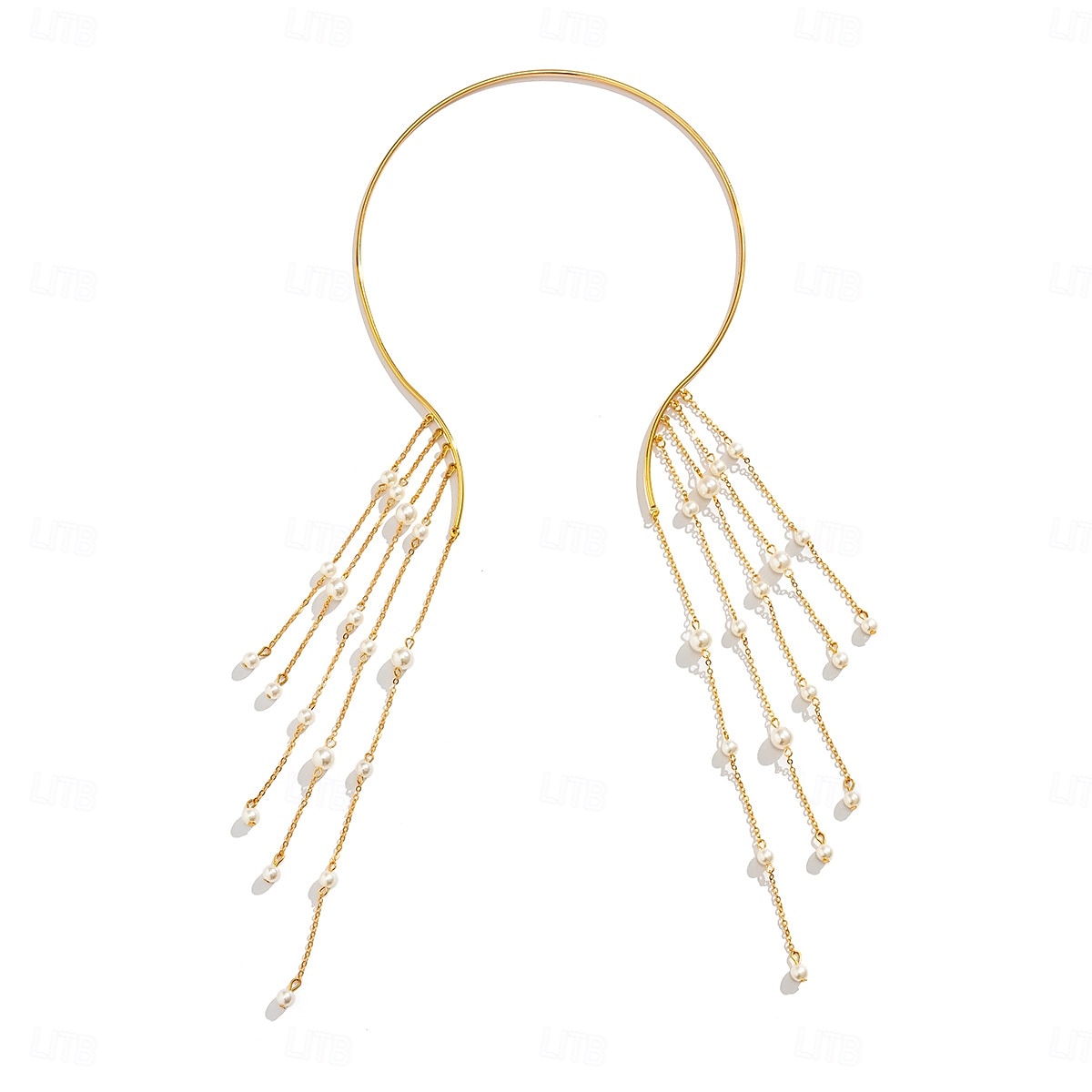 Collier ras du cou en cascade d'étoiles dorées pour femme avec élégantes chaînes à franges – bijoux tendance pour les occasions spéciales de 2025 ? $11.99 –P5