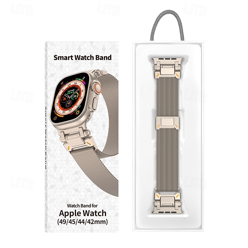 Loop Solo Compatível com Pulseira Apple Watch 42mm 44mm 45 mm 49mm Fecho de Metal Ajustável Aço Inoxidável pulseira de substituição para iwatch Ultra 2 Series 9 8 7 SE 6 5 4 3 2 1 de 2025 por $26.99 –P2