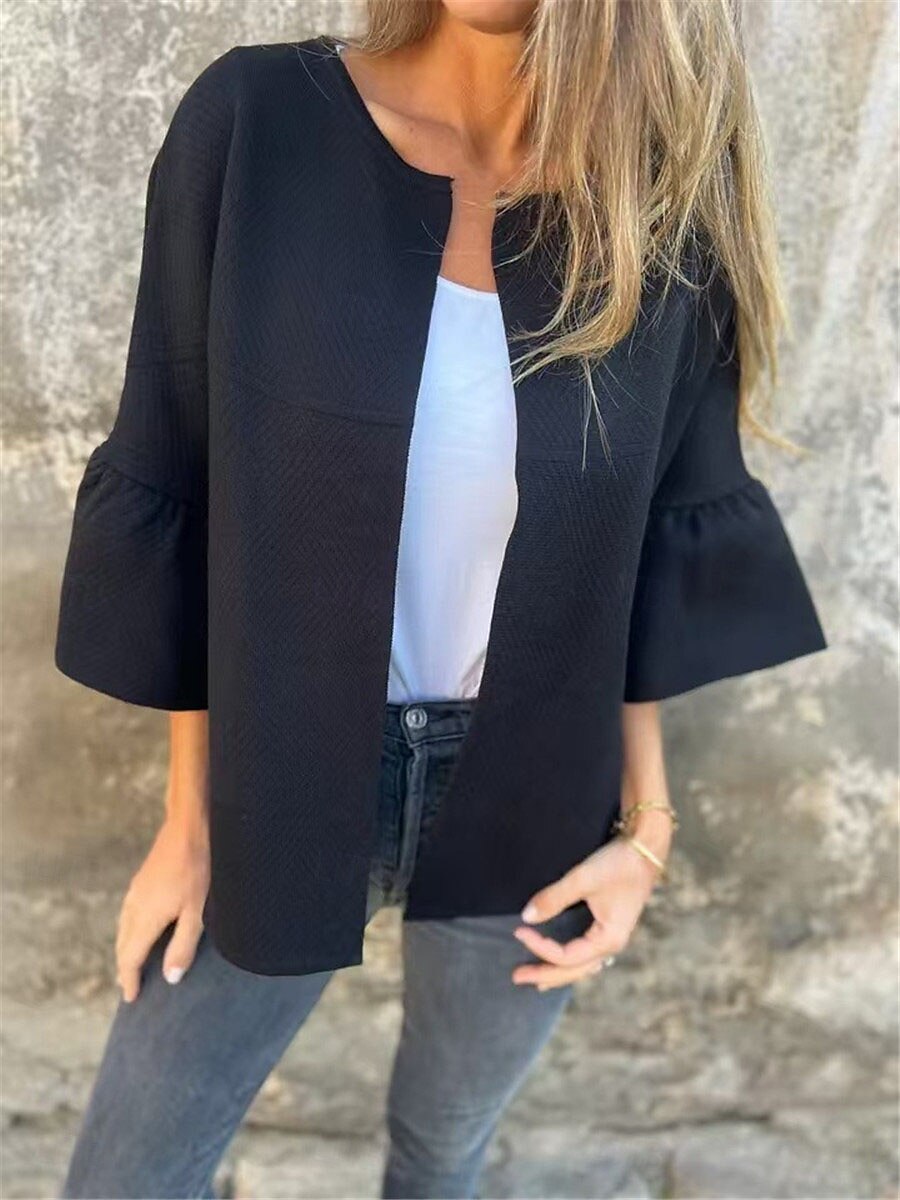 Women's Winter Jacket Outdoor Street Daily Wear Fall Winter Regular Coat Regular Fit Thermal Warm Breathable Stylish Casual Jacket 3/4 Length Sleeve Plain Oversize Black Red Green 2025 - $41.99 –P5