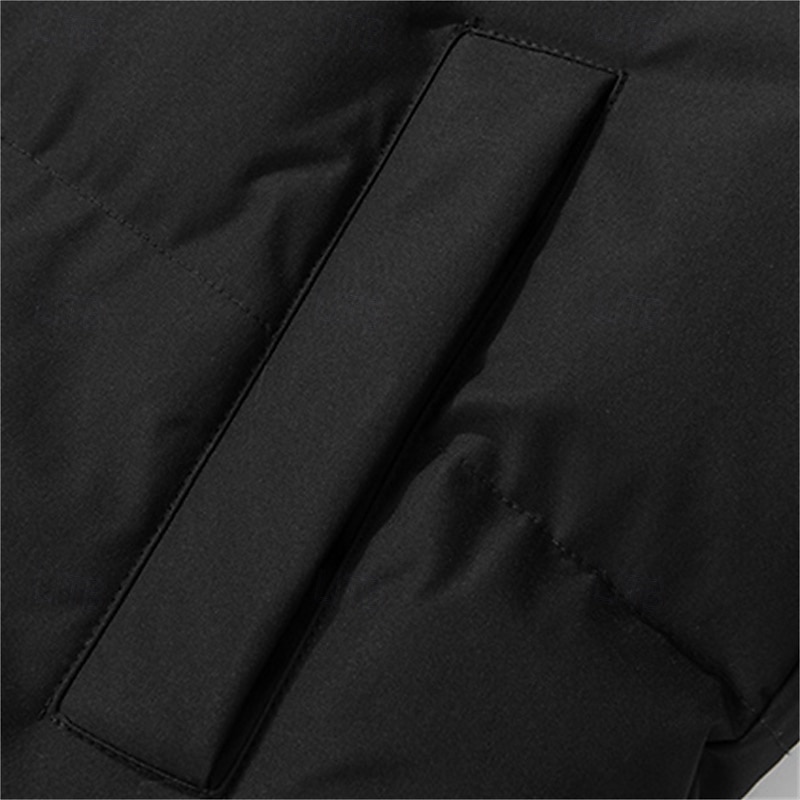 Men's Puffer Jacket Quilted Jacket Padded Jacket Pocket Polyster Fleece lined Daily Wear Date Vacation Regular Fashion Casual Comfortable Thermal Warm Fall & Winter Solid / Plain Color Black Green 2025 - $51.99 –P6