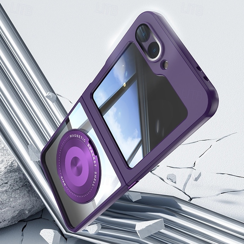 τηλέφωνο tok Για Z Flip 7 Z Flip 6 Z Flip 5 Πίσω Κάλυμμα με βάση στήριξης Ανθεκτική σε πτώσεις Ρετρό TPU PC 2025 - $17.99 –P6