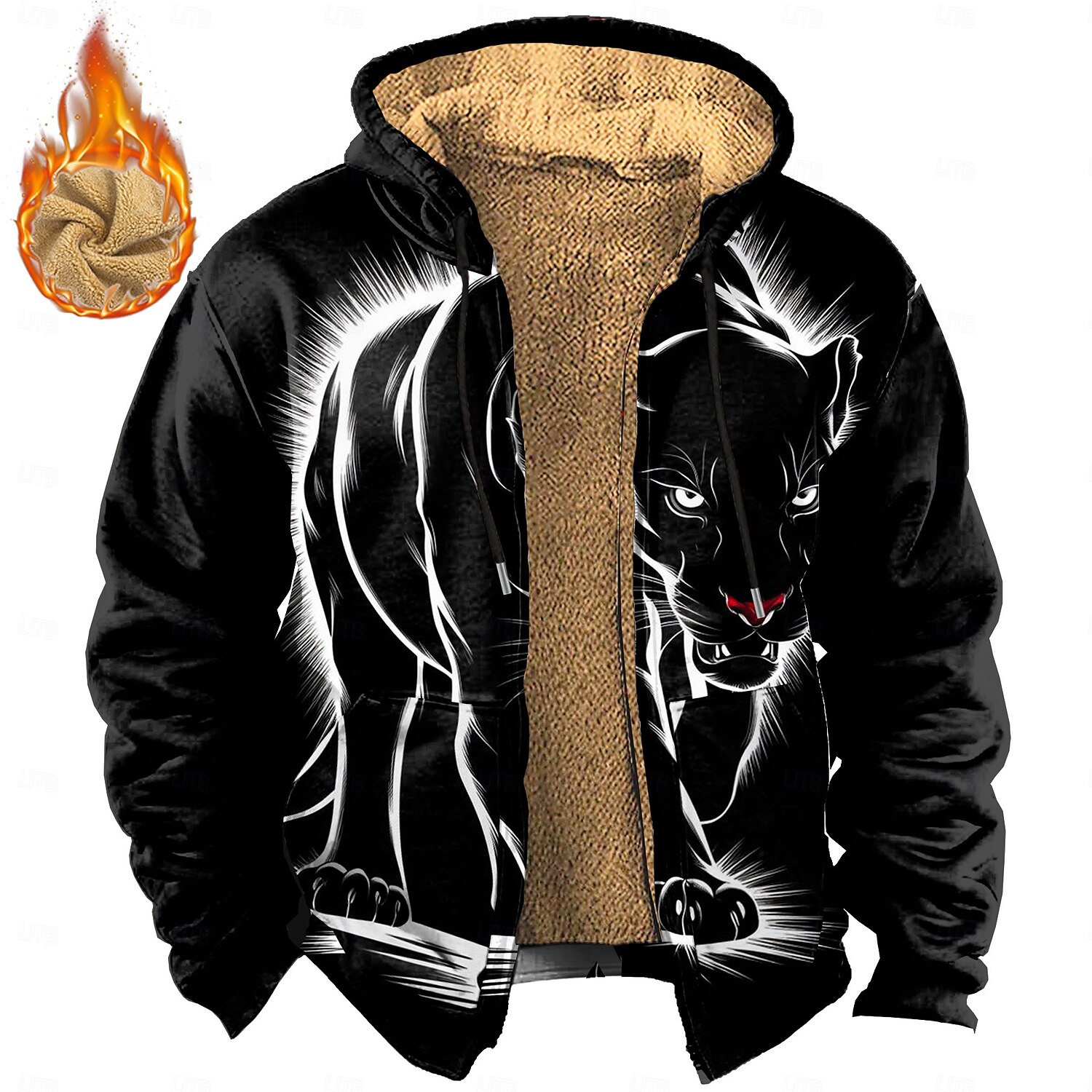 Homens Leão Tosão Moletom Moletons Moletom Manga Longa Moletom com capuz Com Capuz Punk Impressão 3D Festa Feriado Streetwear Branco Amarelo Com Cordão Outono Inverno Designer de 2025 por $49.99 –P3
