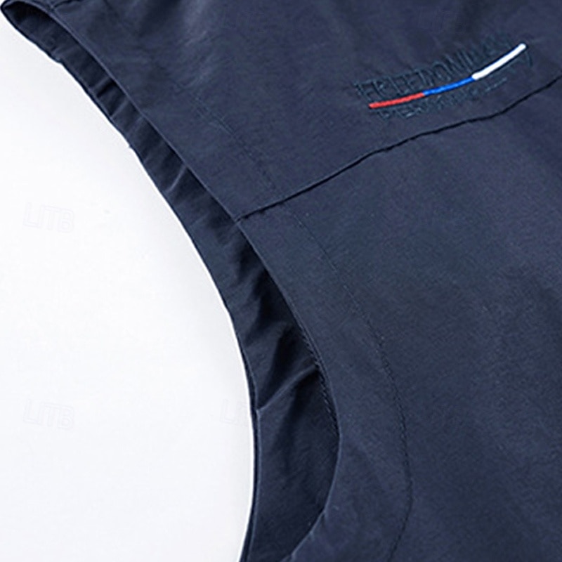 Pánské Dağcı Yeleği Zimní kabát Turistická fleecová vesta Jaro Podzim Venkovní Pohodlné Prodyšné Kamizelka Lov Rybaření Lezení Černá Armádní zelená Námořnická modř Khaki Šedá 2026 - $29.99 –P5