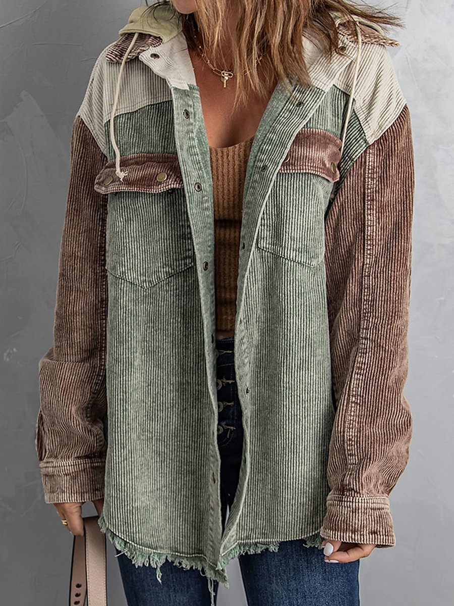 Veste décontractée Femme Extérieur Plein Air Usage quotidien mode Décontractées Avec poches Normal Manteau Rose Claire Bleu Vert Automne Hiver Boutonnage Simple Col rabattu Standard S M L XL 2XL de 2025 ? $83.99 –P6
