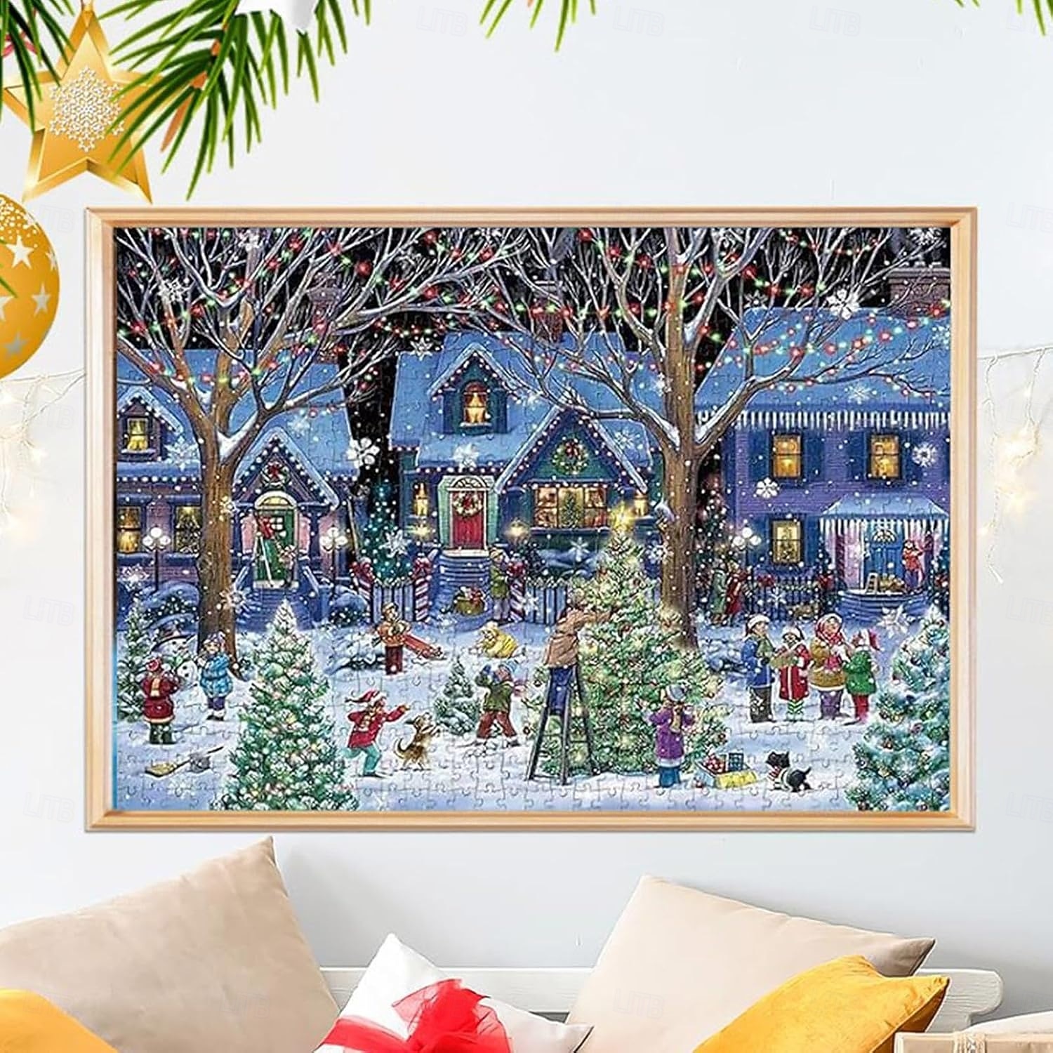 Calendar Advent de Crăciun 2025 Puzzle de Crăciun cu 1008 Piese Calendare pentru Numărarea Crăciunului pe 24 de zile pentru Copii și Adulți 2025 - $25.99 –P4