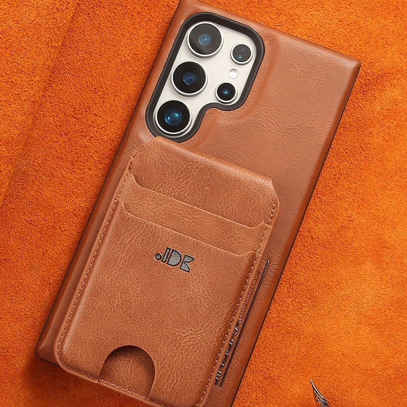 2025年 電話 ケース 用途 S24 Ultra S24 Plus S24 S23 S23 Ultra S23 Plus バックカバー スタンド付き 磁石バックル カード挿入口 レトロ風 TPU PUレザー  コレクション – $32.99 –P12