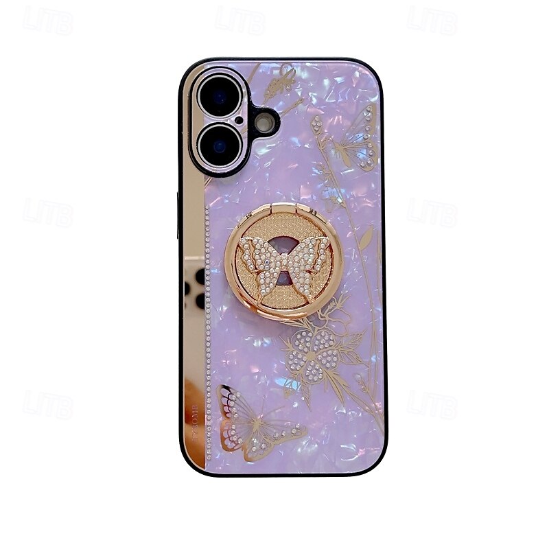 Phone Case For iPhone 16 Pro Max Plus iPhone 15 Pro Max Plus iPhone 14 13 12 11 Pro Max Plus iPhone 14 Pro Max iPhone 13 12 11 Pro Max Back Cover with Stand Holder with Wrist Strap Shockproof Retro 2025 - €17.36 –P7
