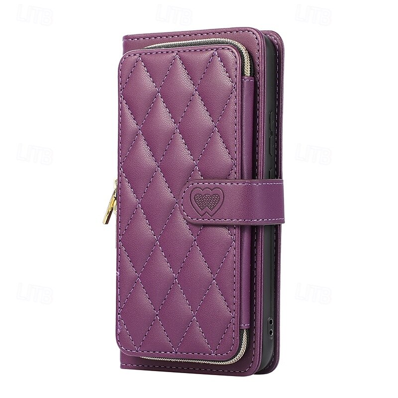 Phone Case For S24 Ultra S24 Plus S24 S24 FE S23 S22 S21 S20 Ultra Plus FE A55 A35 A25 A15 5G A54 A34 A14 A73 A53 A33 A23 A13 A72 A52 A32 A22 A12 A51 Flip Cover with Stand Holder Zipper with Wrist 2025 - $22.99 –P5