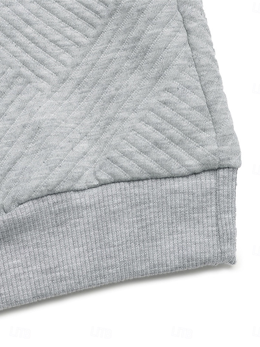 Dam Sweatshirt klänning Mini klänning Knapp Ficka Ledigt Hög krage Långärmad Ljusgrå Färg 2025 - $35.99 –P8