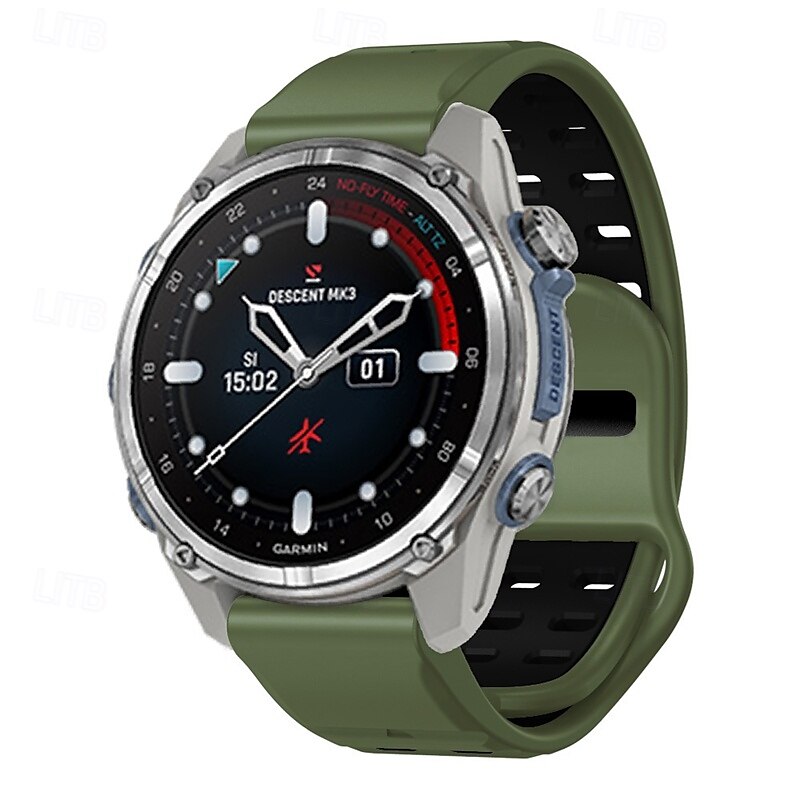 Kellon ranneke varten Garmin Fenix 8 47mm 51mm 7X 6 6X Pro Epix Pro Instinct 2X Approach S70 S62 S60 Forerunner 955 945 Epix Marq Descent Quatix 22mm 26mm Silikoni Korvaus Hihna Quick Fit Karu 2025 - $22.99 –P6